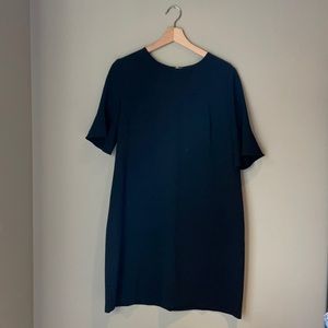Black short sleeve dress